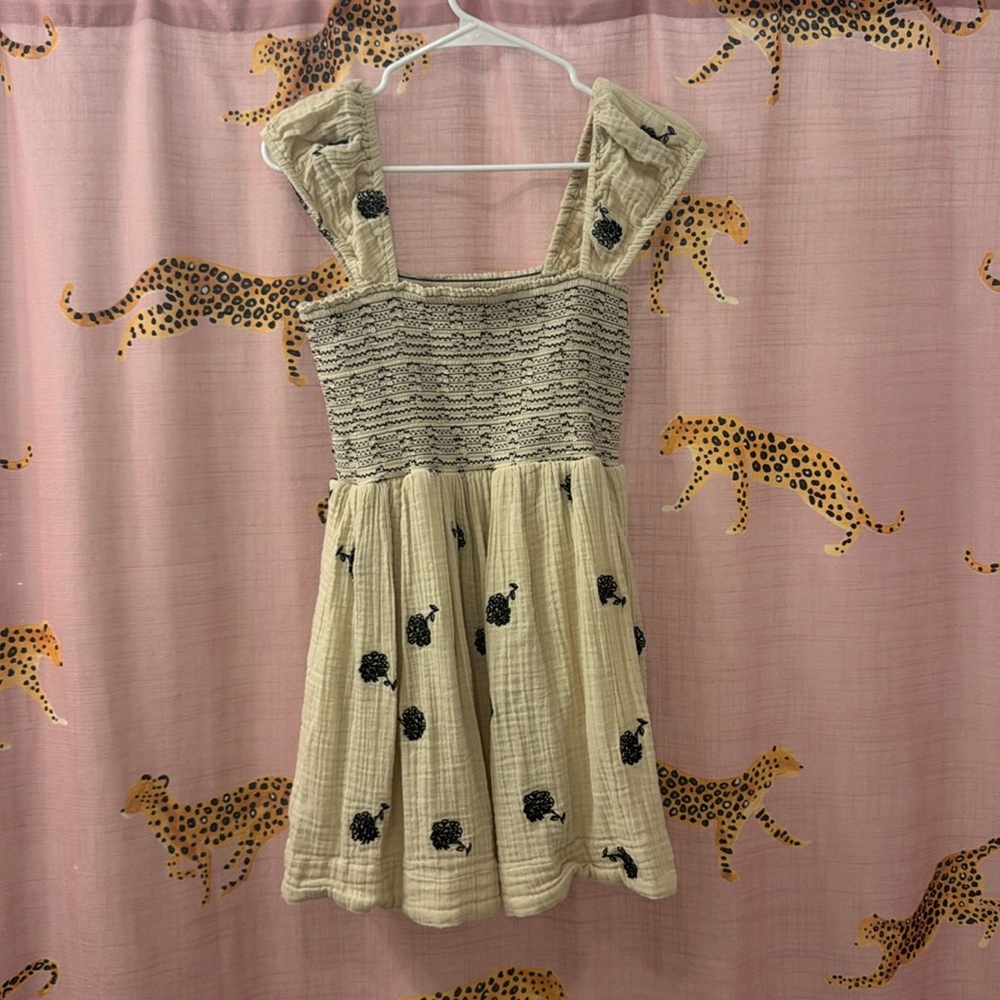 Free People Tory Embroidered Mini Dress